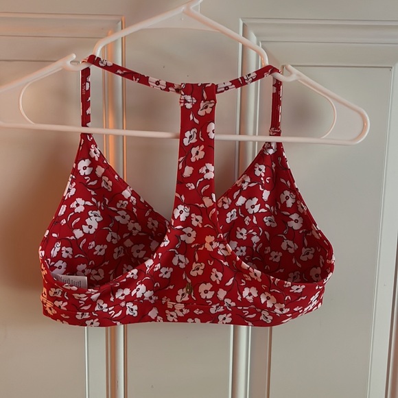NWOT Spiritual Gangster Red T Strap Bra (Verona Floral Print) - Picture 4 of 8